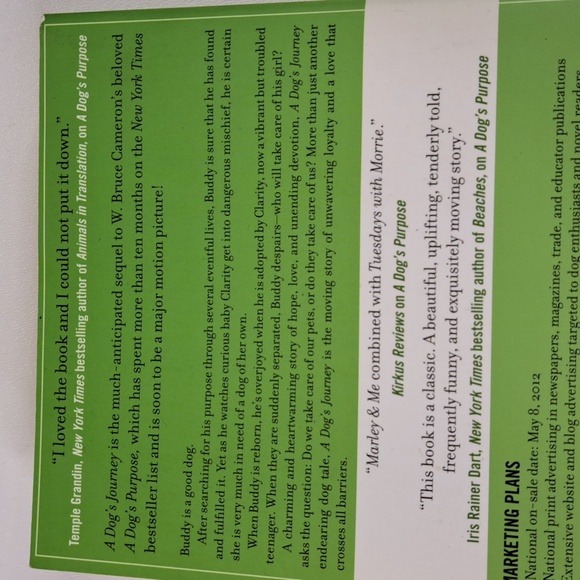 A Dog's Purpose & A Dog's Journey by W. Bruce Cameron 2 Paperback Books - Picture 9 of 9